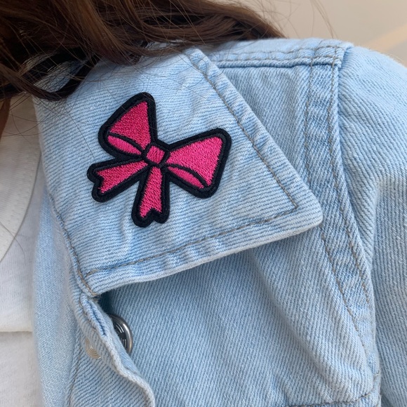 Forever 21 Jean Jacket w/ Patches - Picture 2 of 6